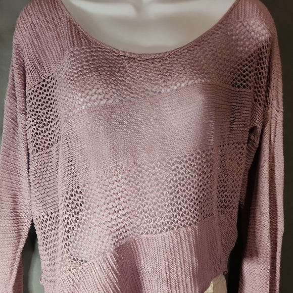 Prana Mauve Scoop Neck Sweater - Picture 4 of 8
